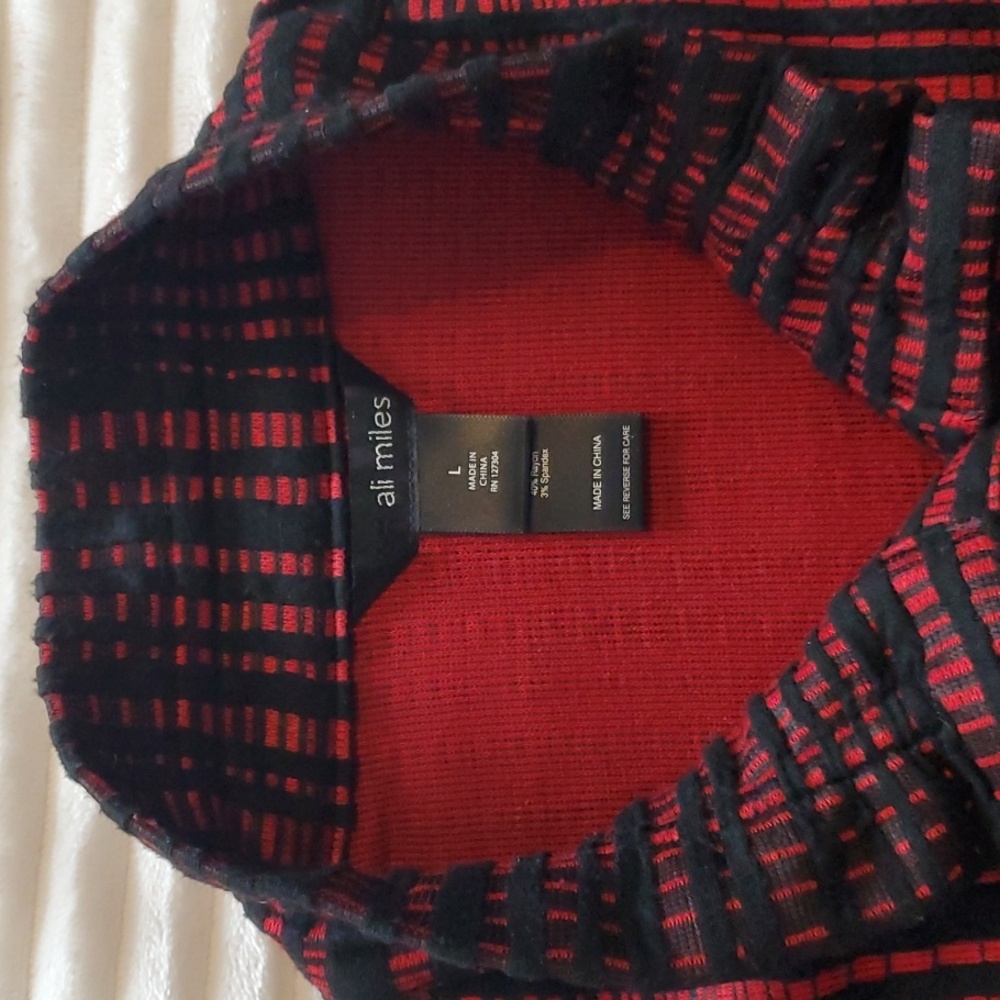 Ali Miles-Blazer, Size L, Red & Black - Picture 7 of 13